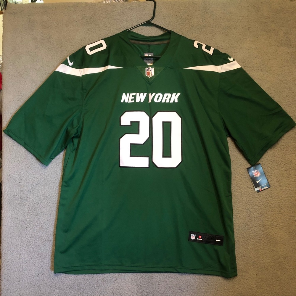 Nike NFL New York Jets Breece Hall 20 Jersey Gotham Green Mens XXXL New